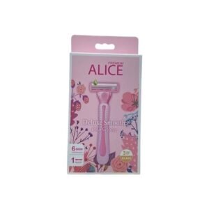 1 (13) ماكینة حلاقة الیس دیلوكس سموز*٦شفرة *علبة بینك