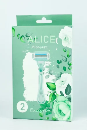 ماكینة حلاقة الیس بریمیوم اخضر *٥ شفرة