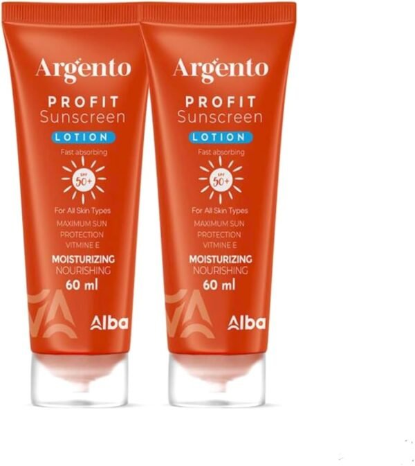 ارجنتو بروفیت ٦٠جم صن بلوك لوشن ١+١ق ك