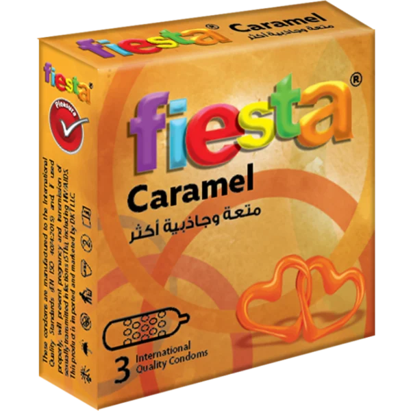 فيستا عازل طبي متعة وجاذبية اكثر بالكراميل 3 قطع