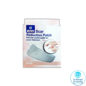 Cure-Aid-Scar-Reduction-patch-Silicone-Coated-Patch-3PCS كيور-إيد لاصقات تقليل الندبات بطبقة سيليكون – 3 قطع
